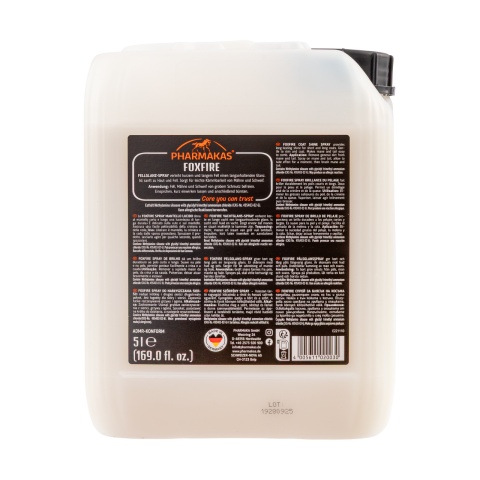 Szőrápoló oldat, Pharmakas Foxfire, 5000 ml