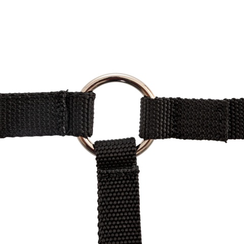 Kötőfék alpakáknak, fekete