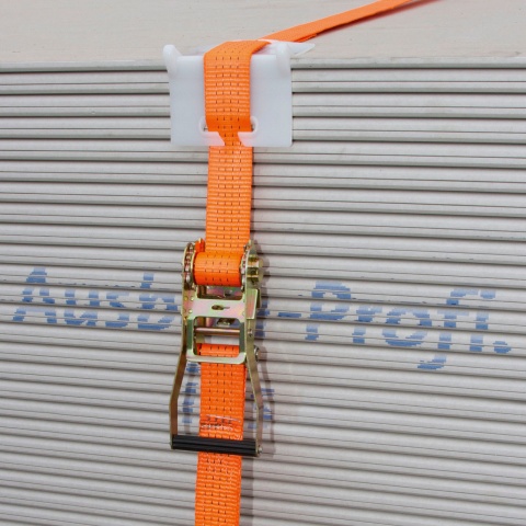 Racsnis rögzítőheveder, narancssárga, 4000 kg, 50 mm × 8 m