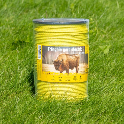 Fonott villanypásztor kötél - 400 m - 400 kg - 0,65 Ω/m