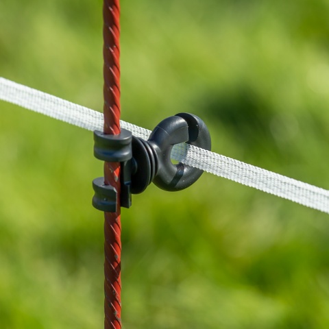 Kiegészítő szigetelő Ø8 mm-es fémoszlophoz, 25 db