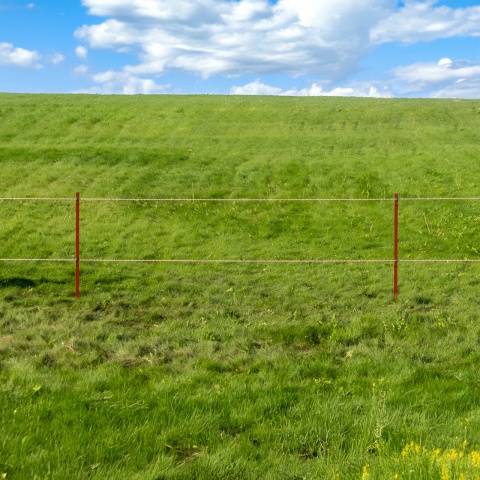 Szögacél fémoszlop, 25 × 25 mm, 115 cm, 10 db.