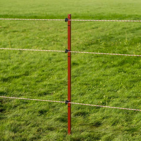 Szögacél fémoszlop, 25 × 25 mm, 150 cm, 10 db.