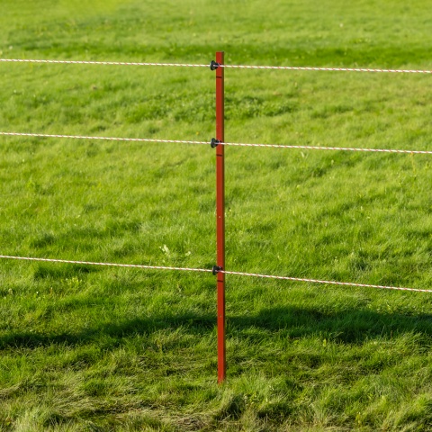 Szögacél fémoszlop, 25 × 25 mm, 165 cm, 10 db.