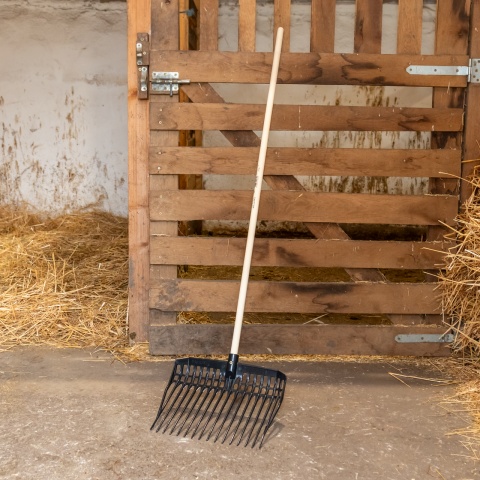 EcoFork trágyavilla, fekete, 40 × 33 cm