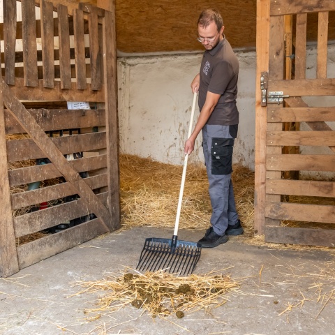 EcoFork trágyavilla, fekete