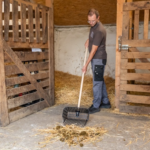 MaxiFork trágyavilla, fekete, 38 × 30 cm