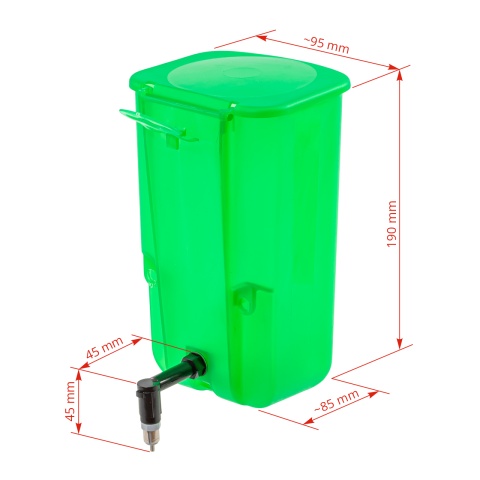 Nyúlitató, zöld, 1000 ml