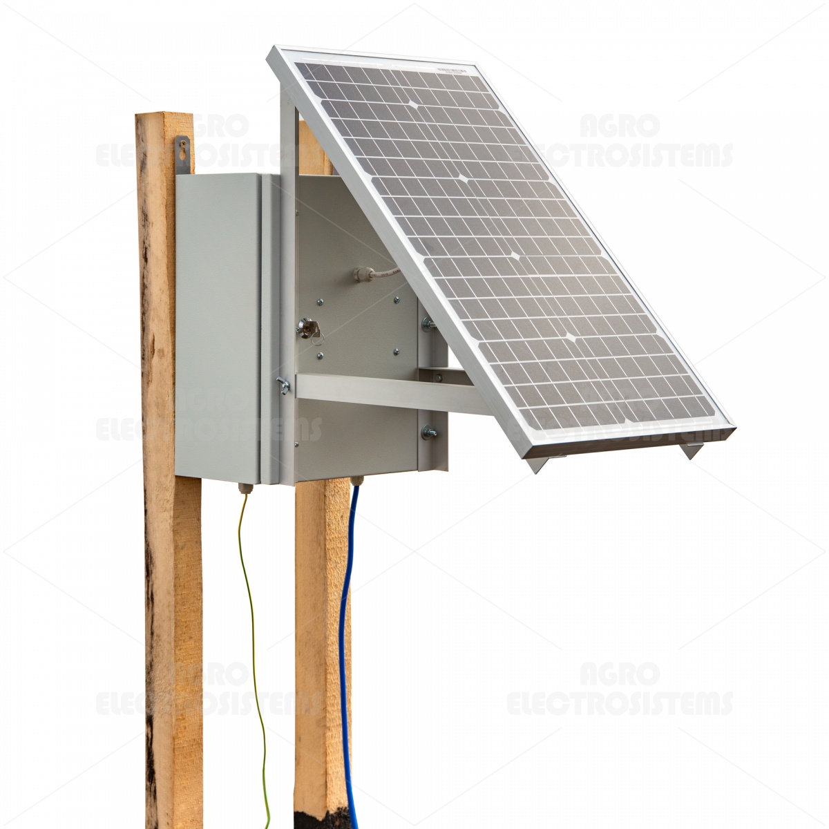 Kompakt DL 7200 villanypásztor készülék 50 W-os napelemes rendszerrel