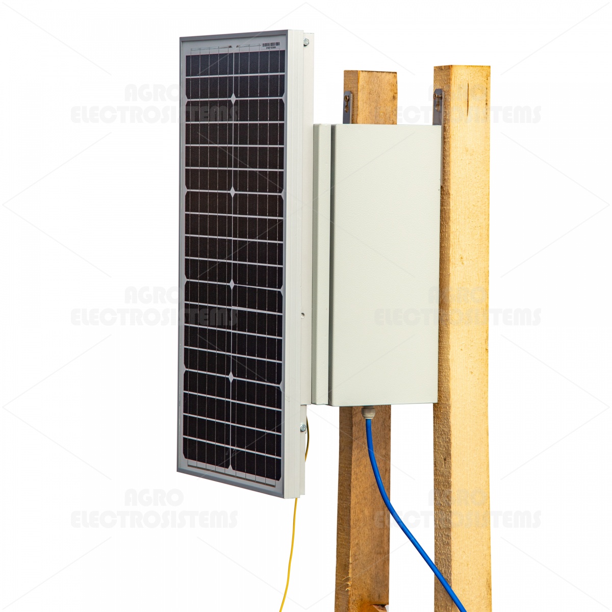 Kompakt DL 7200 villanypásztor készülék 50 W-os napelemes rendszerrel