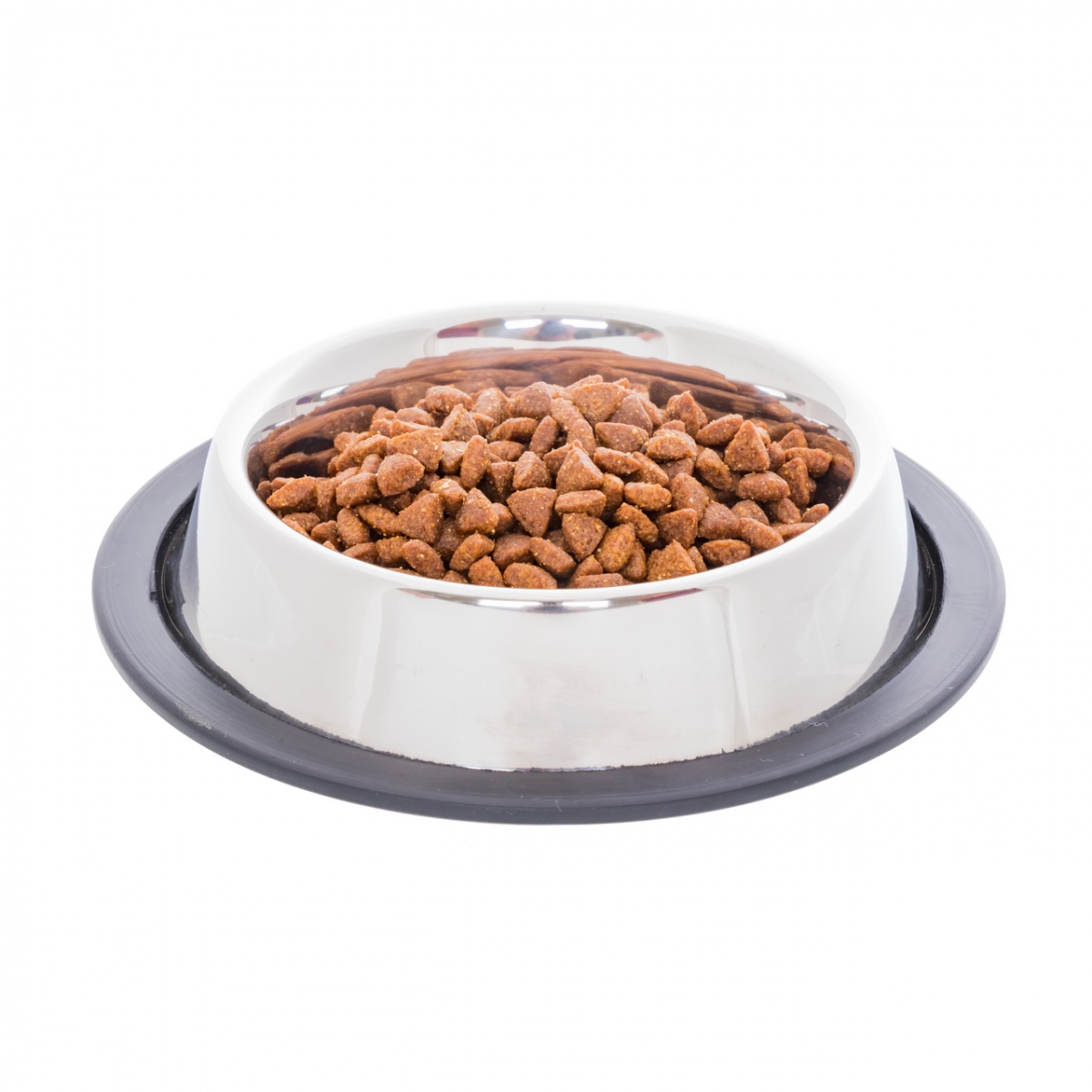 Inox etetőtál macskáknak, Ø12 cm, 200 ml