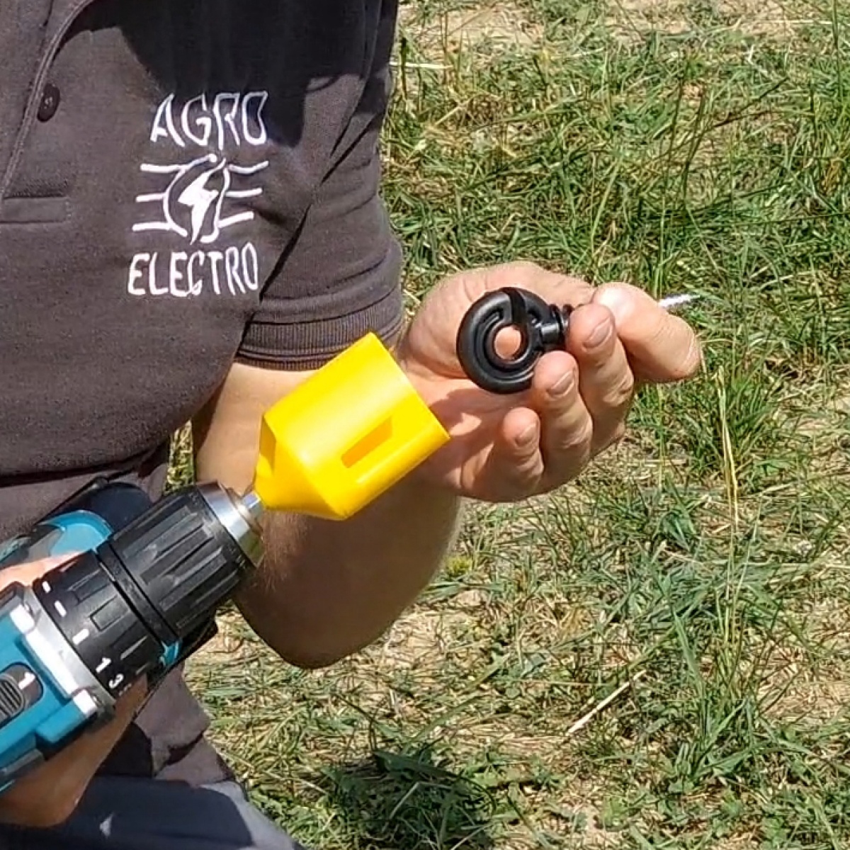 Gyűrűs szigetelő, facsavaros, 100 db + ajándék behajtófej