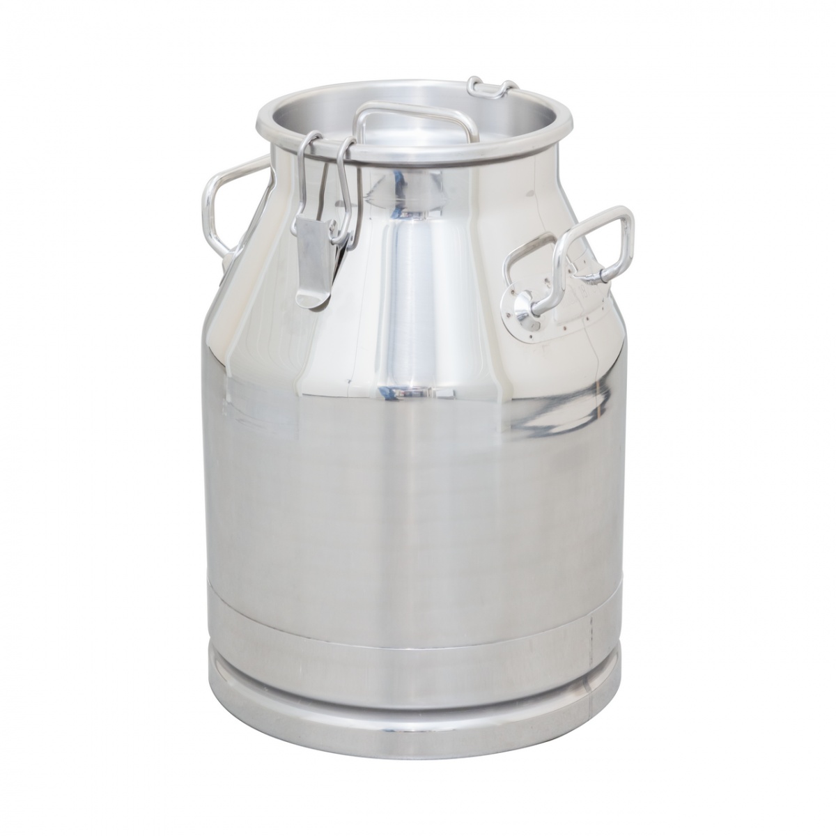 Inox tejhordó kondér, csatos fedéllel, 30 liter