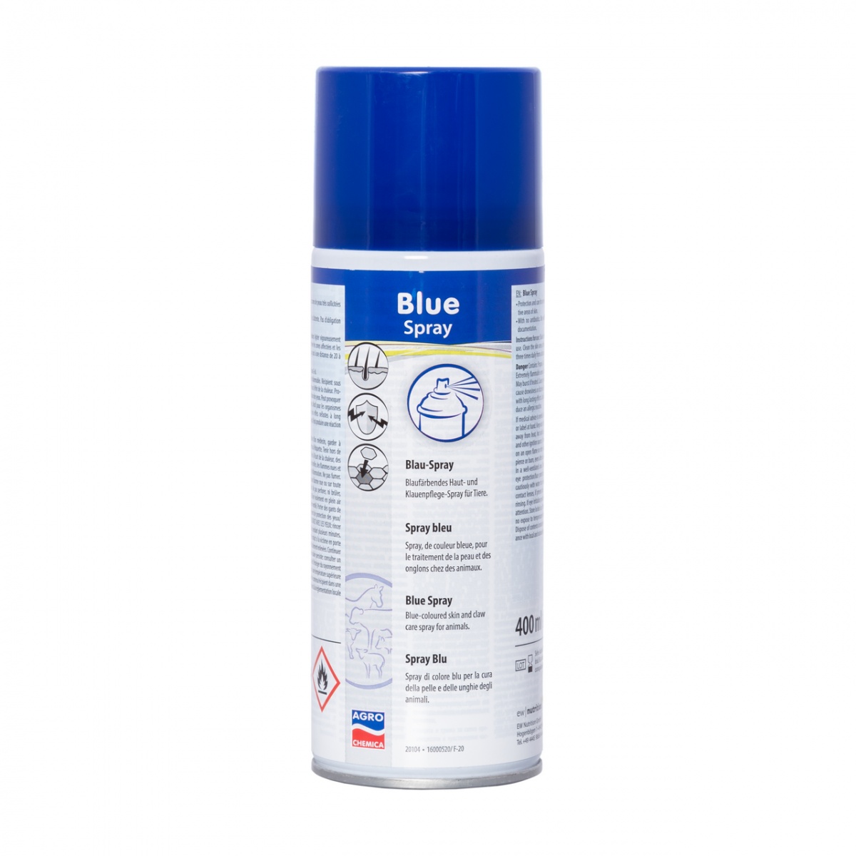 Fertőtlenítő kék spray, 400 ml
