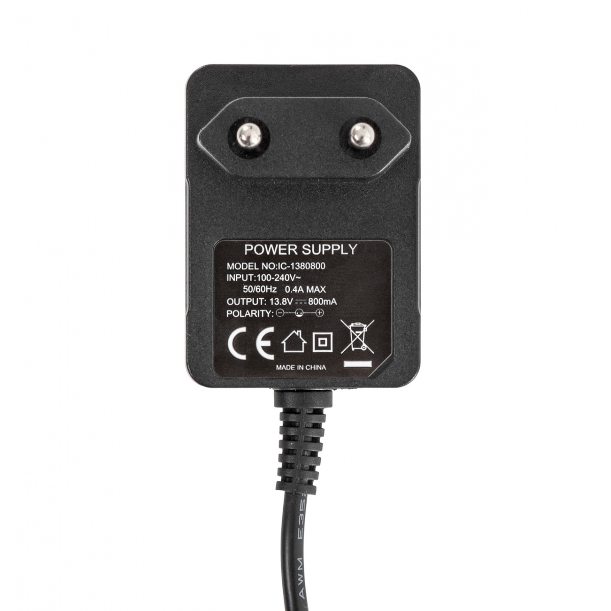 Hálózati adapter, 230/13,8 V, AKO villanypásztor készülékekhez