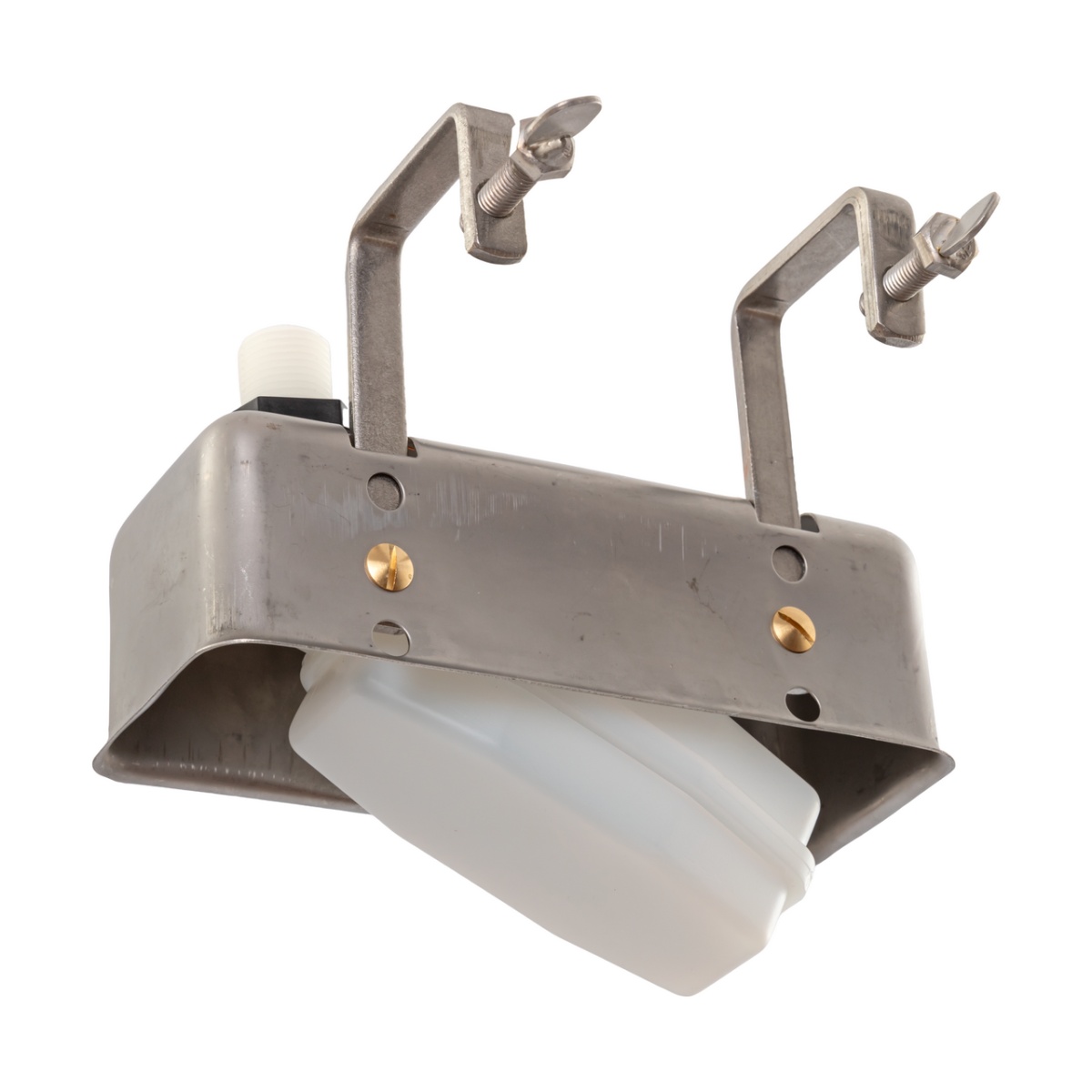 Úszószelep rozsdamentes acél burkolatban, 1/2"