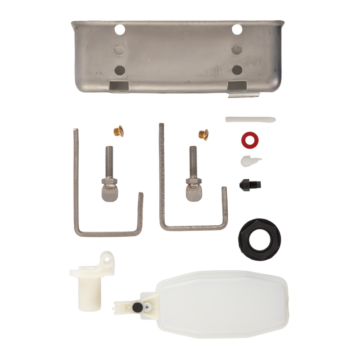 Úszószelep rozsdamentes acél burkolatban, 1/2"