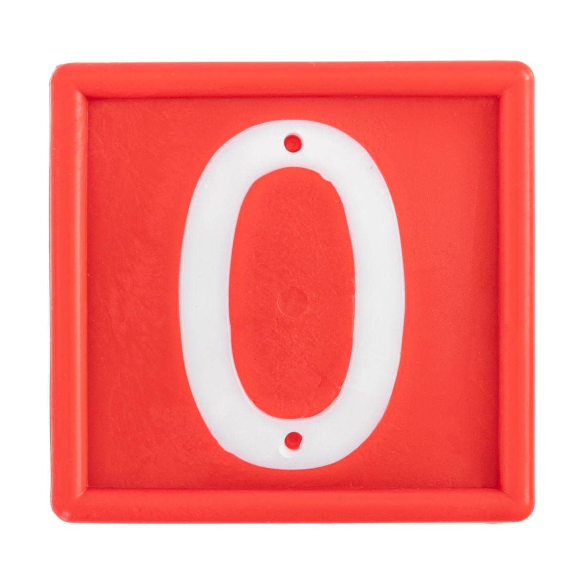 Állatjelölő számjegyek nyakpántra, nullás szám, 10 db