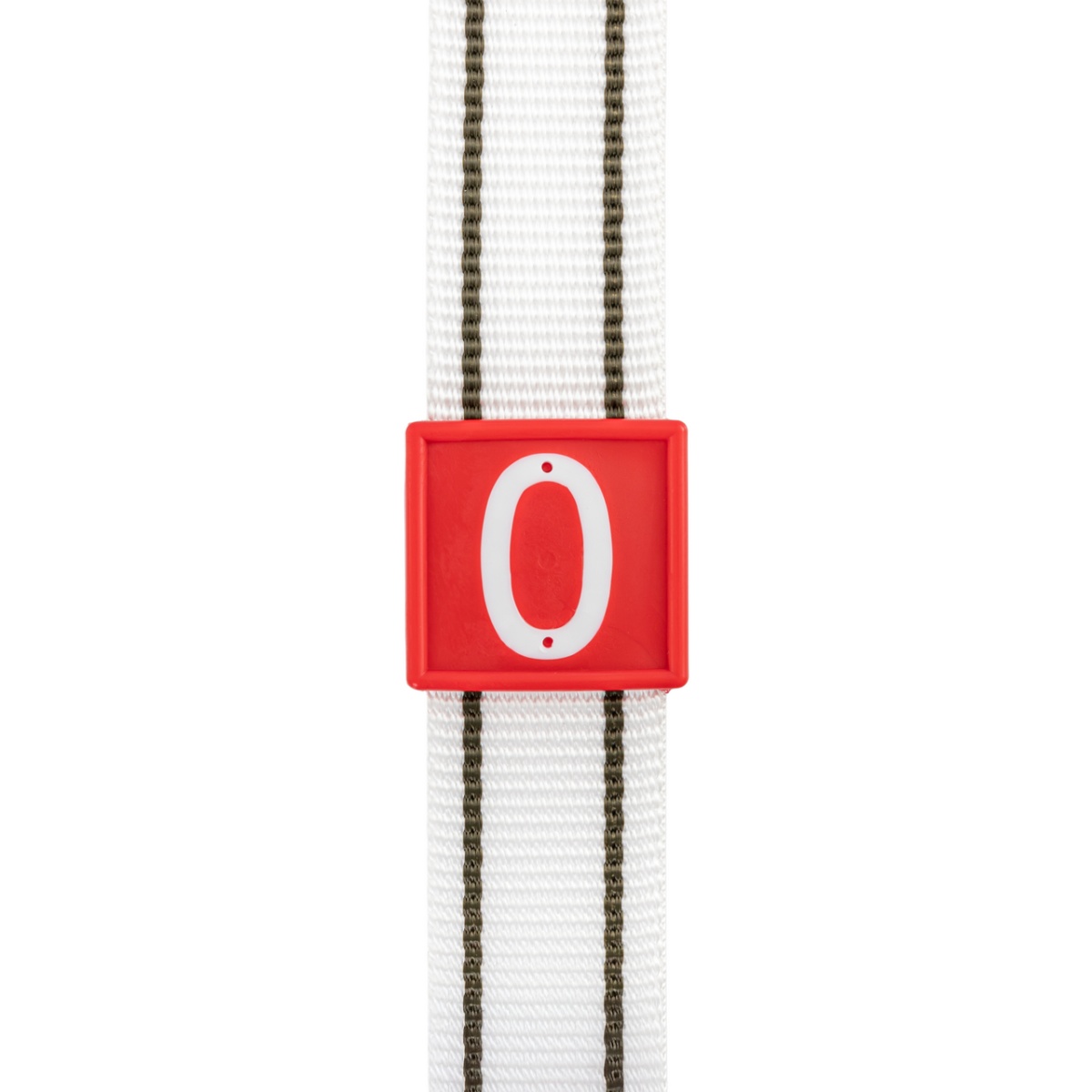 Állatjelölő számjegyek nyakpántra, nullás szám, 10 db