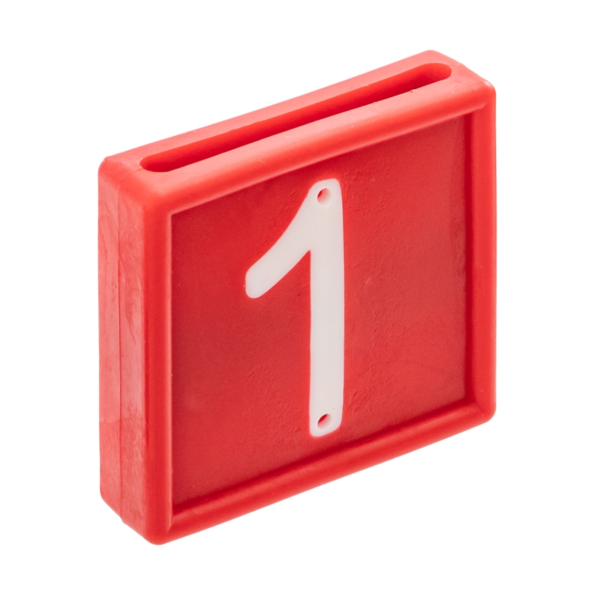 Állatjelölő számjegyek nyakpántra, 1-es szám, 10 db