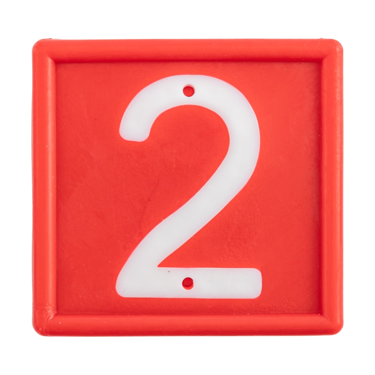 Állatjelölő számjegyek nyakpántra, 2-es szám, 10 db