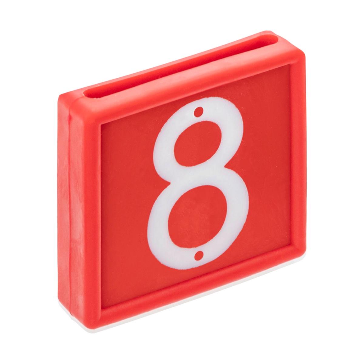 Állatjelölő számjegyek nyakpántra, 8-as szám, 10 db