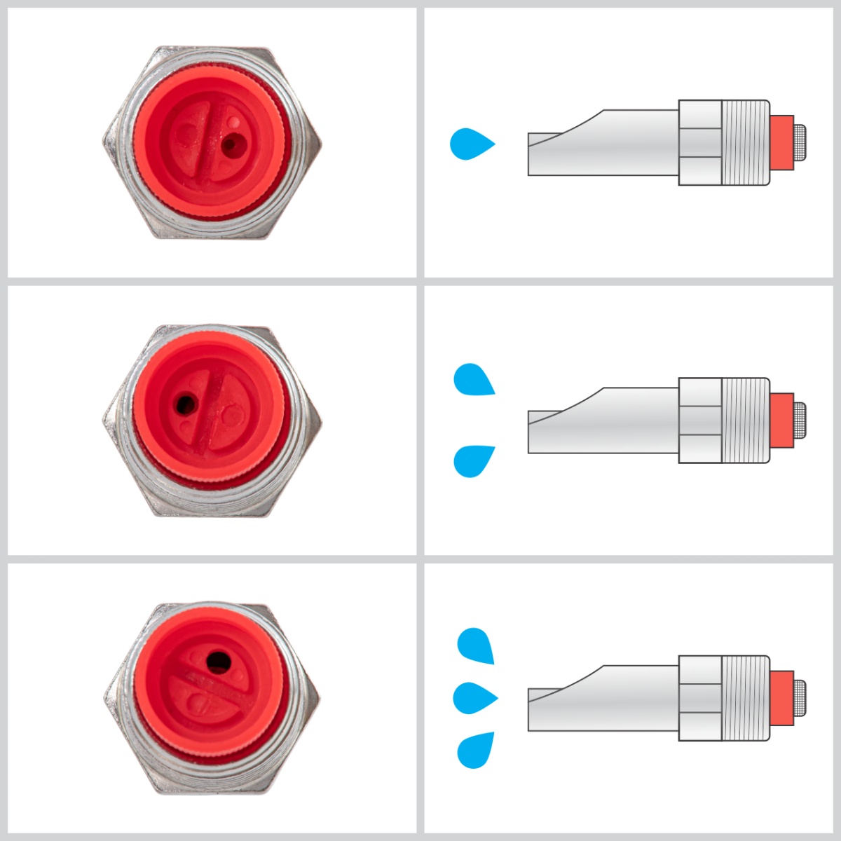 1/2 colos szopókás önitató malacoknak, 3/8 colos szopókával
