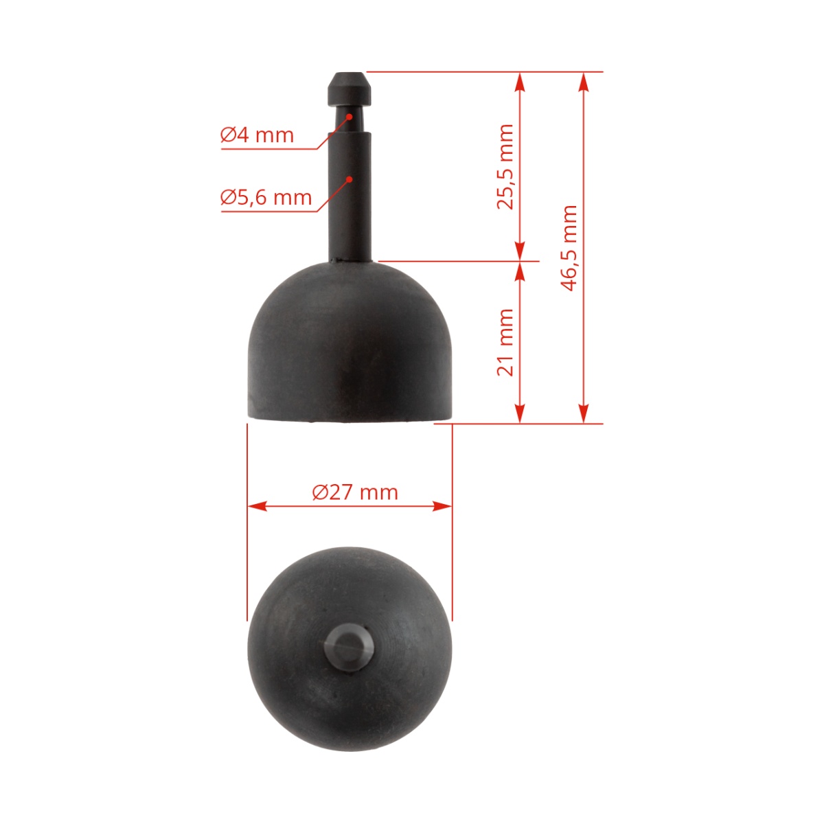 Zárószelep 240 cm³-es tejkollektorhoz