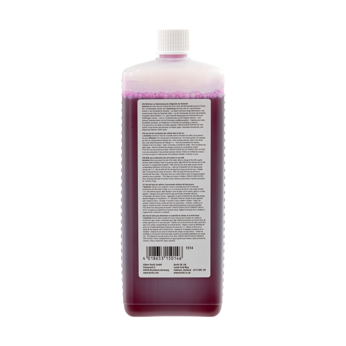KerbaTEST tejvizsgáló oldat, Kerbl, 1 liter