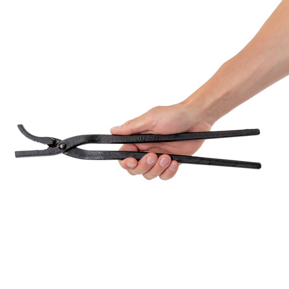 Patkószeg kihúzó és szorító patkolófogó, krokodil típus, ~35 cm