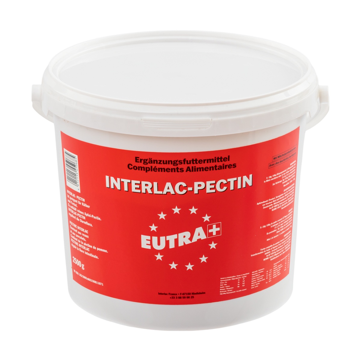 Interlac Pectin Eutra takarmány-kiegészítő hasmenés megelőzésére borjaknak és malacoknak, 2,5 kg