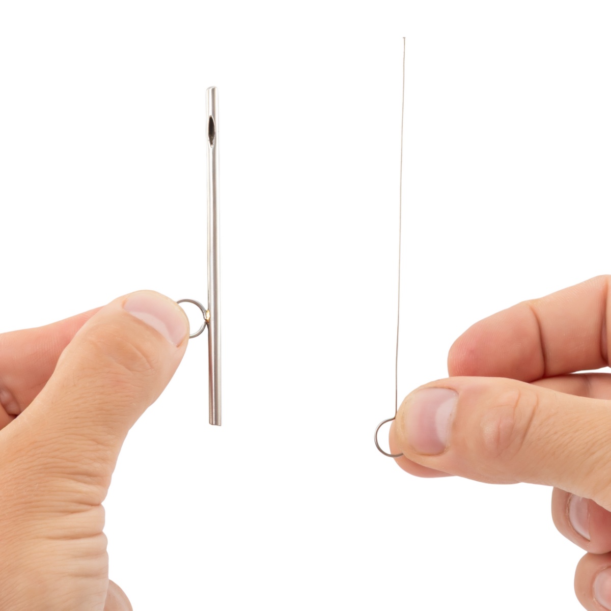 Fürstenberg típusú tőgycsatorna katéter, Ø2,5 mm, rögzítőgyűrűvel