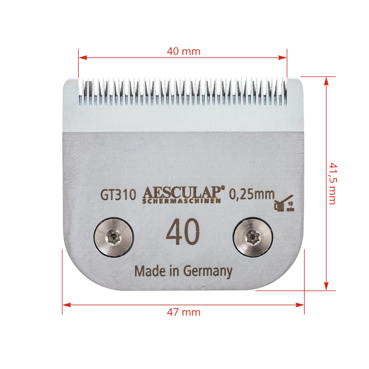 Aesculap DuratiVet nyírógéphez való kés, 40 mm