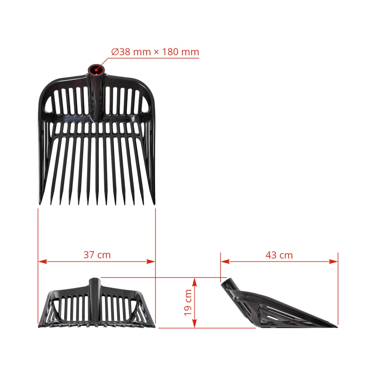 Trágyavilla, fekete