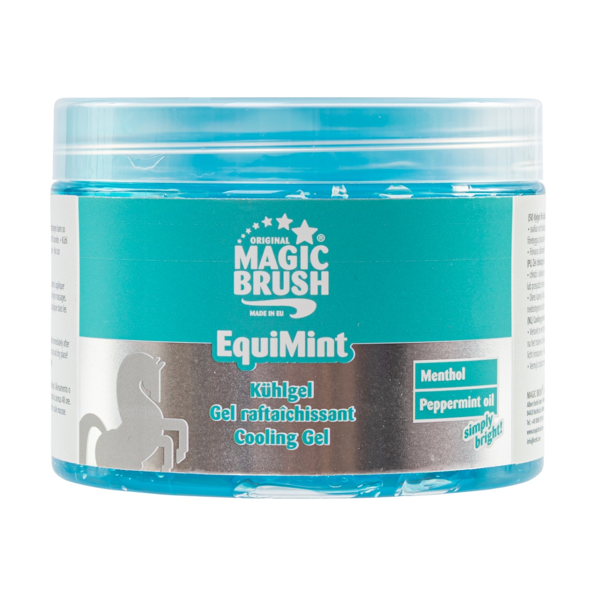Hűsítő gél lovaknak, MagicBrush EquiMint, 500 ml