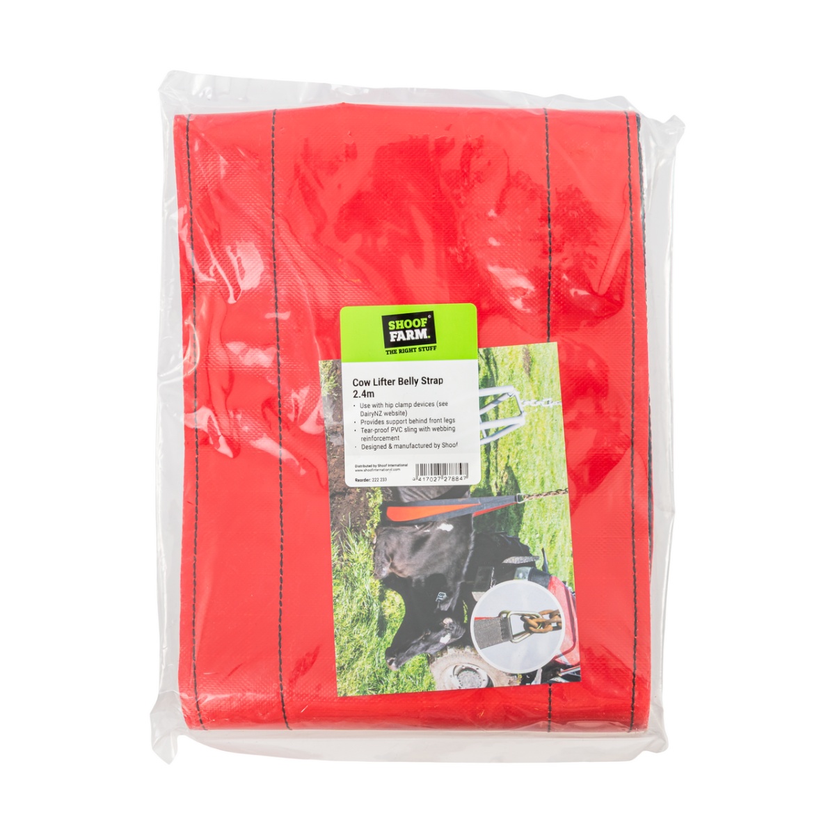 Emelőheveder szarvasmarhákhoz, 20 × 240 cm