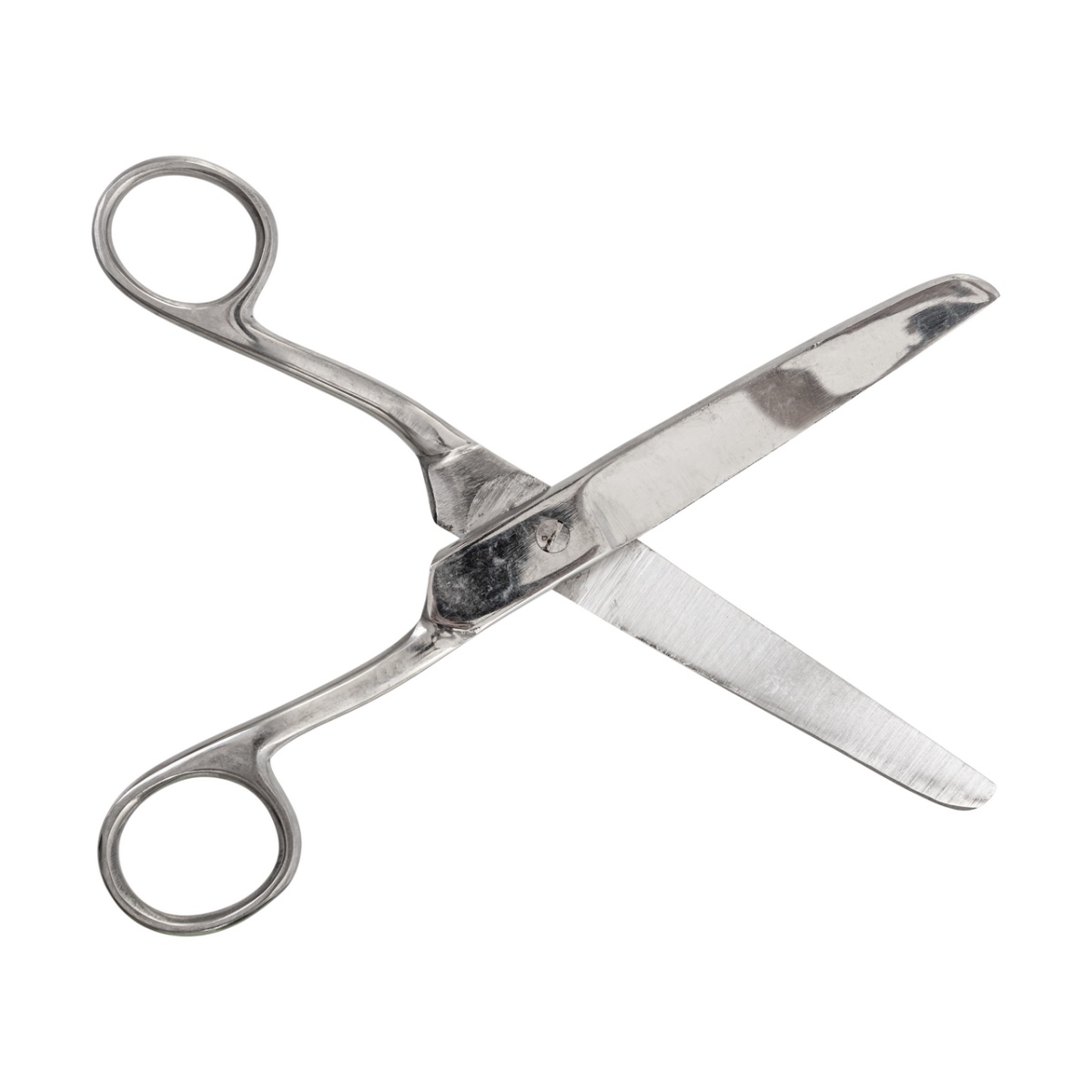 Ívelt kötésvágó olló, rozsdamentes acél, 200 mm