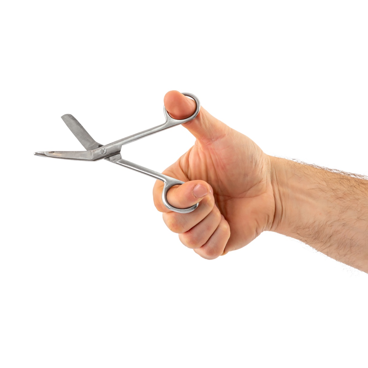 Kötésvágó olló, rozsdamentes acél, 145 mm