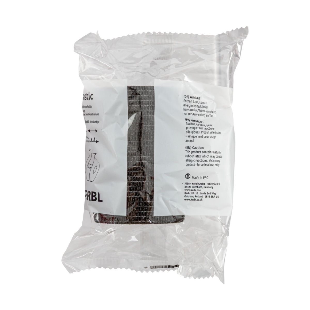 Öntapadó patakötöző, Vetlastic, fekete, 450 × 7,5 cm