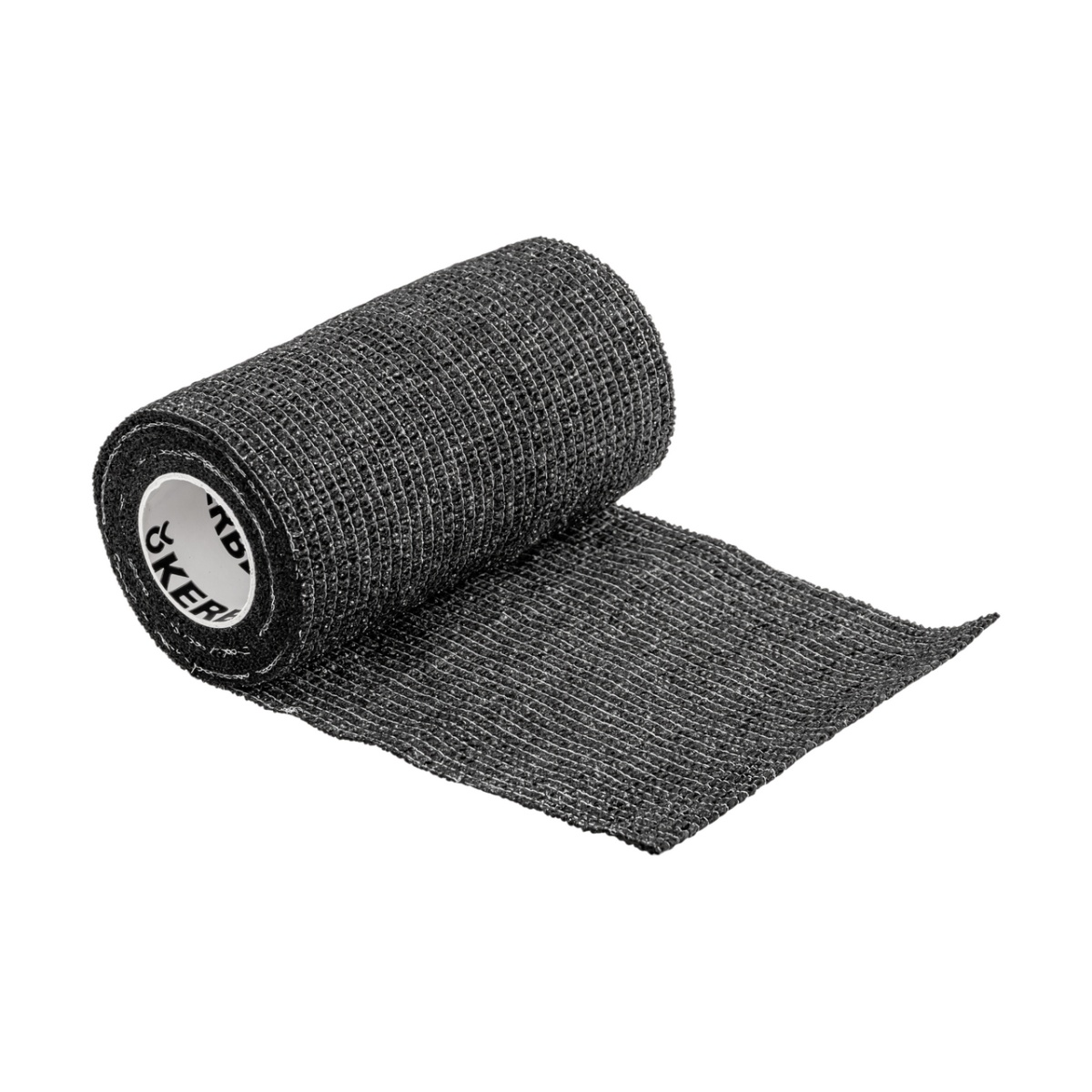 Öntapadó patakötöző, Equilastic, fekete, 450 × 10 cm