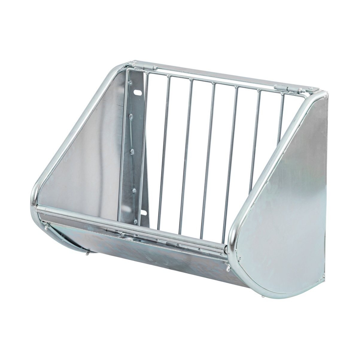 Falra szerelhető fém szénatartó, 60 × 53 cm