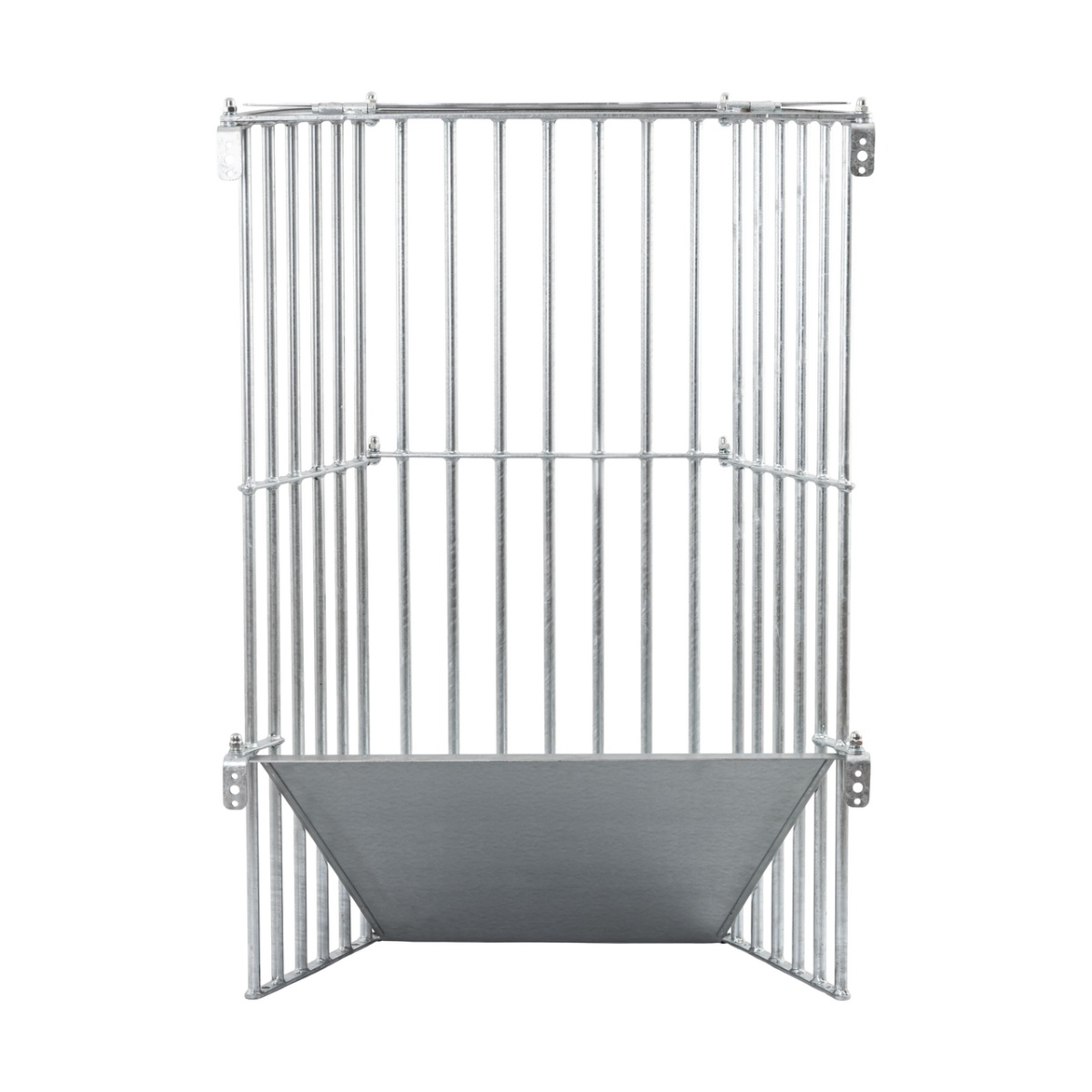 Falra szerelhető fém szénatartó, 81 × 114 cm