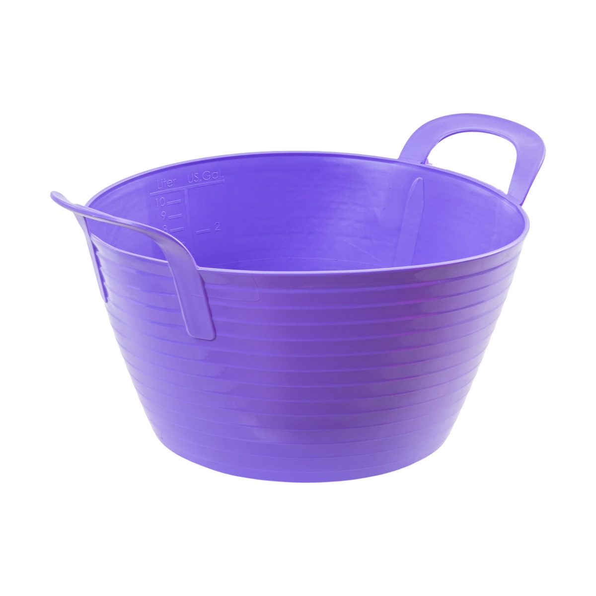 Rugalmas műanyag vödör, Flexbag, lila, 12 literes