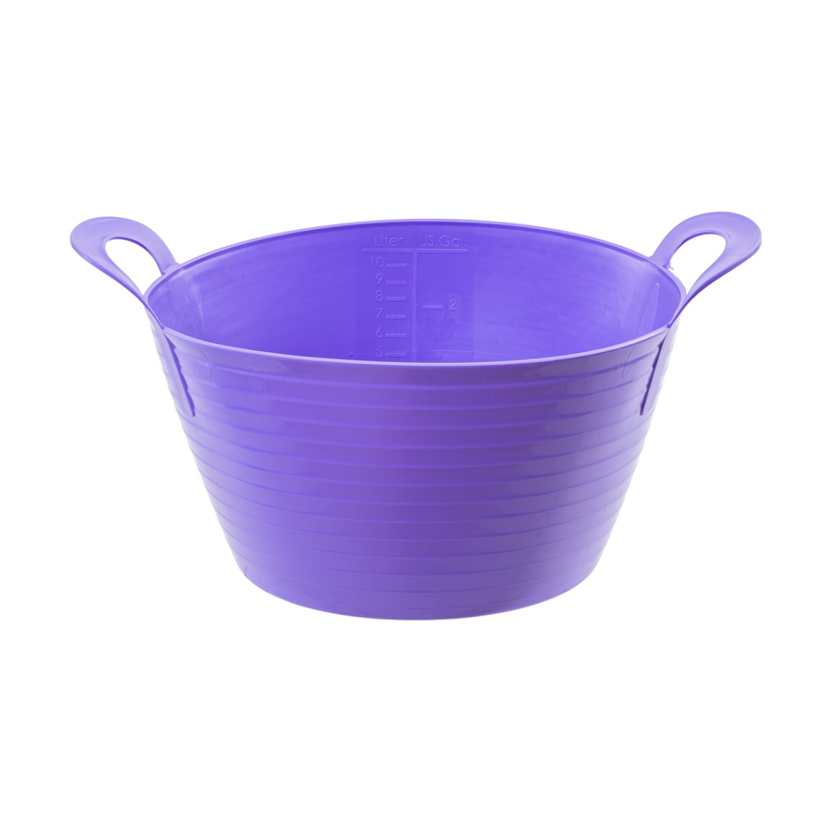 Rugalmas műanyag vödör, Flexbag, lila, 12 literes