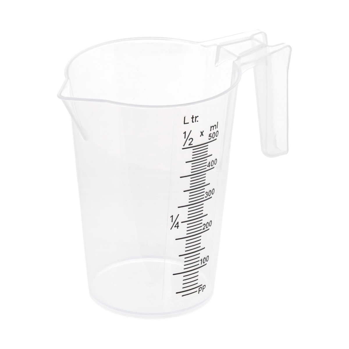 Mérőkanna, műanyag, 0,5 literes