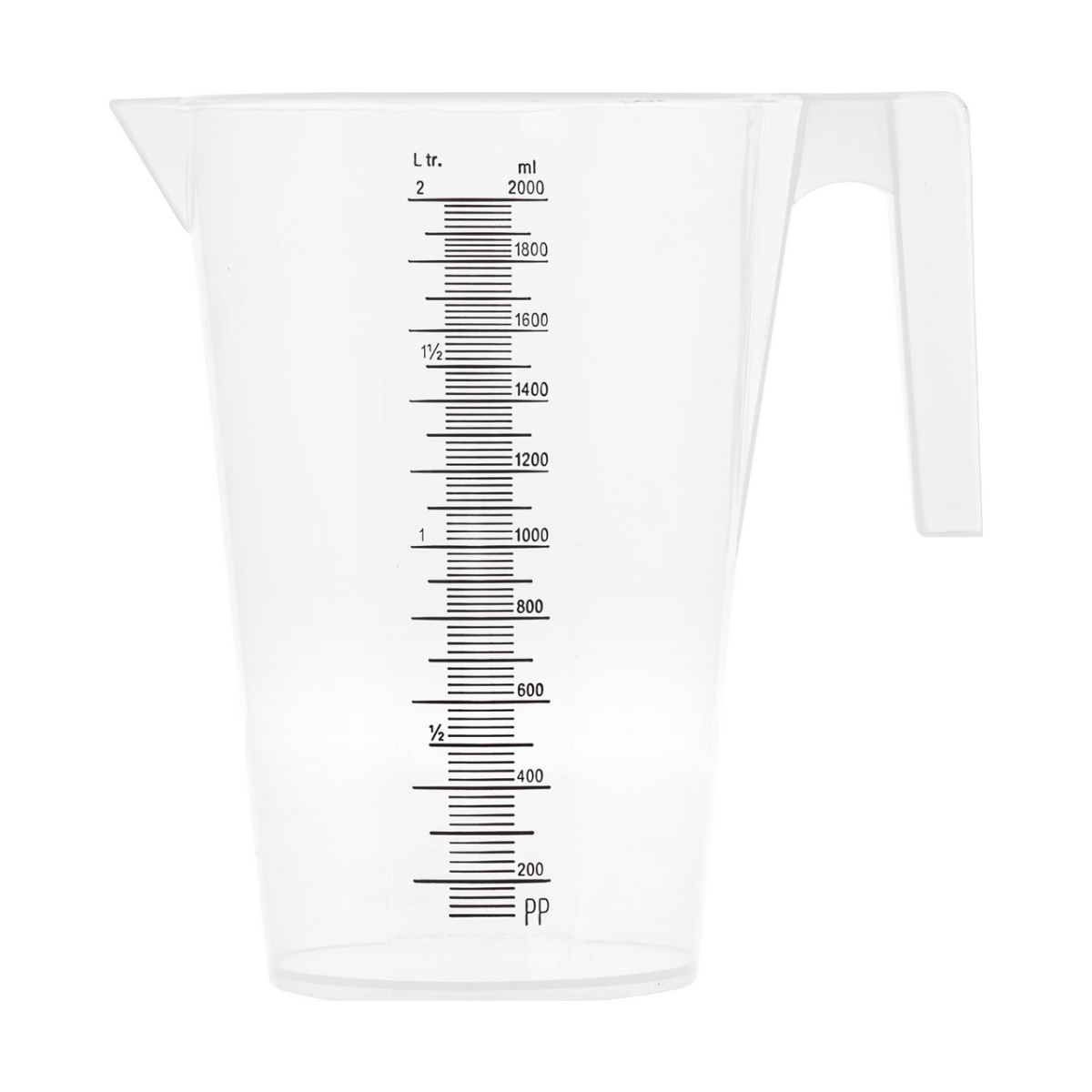 Mérőkanna, műanyag, 2 literes