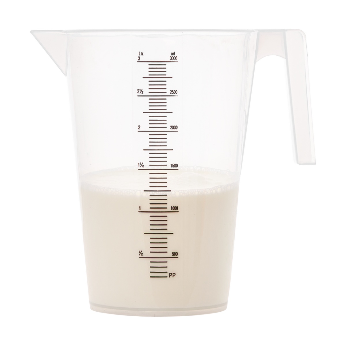 Mérőkanna, műanyag, 3 literes