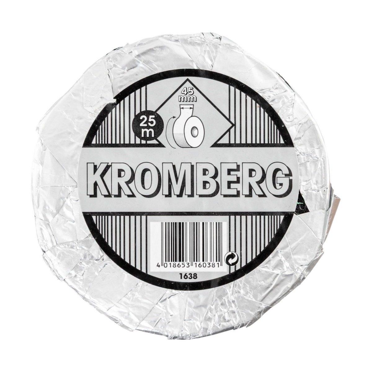 Pataszalag, fekete, Kromberg, 45 mm × 25 m