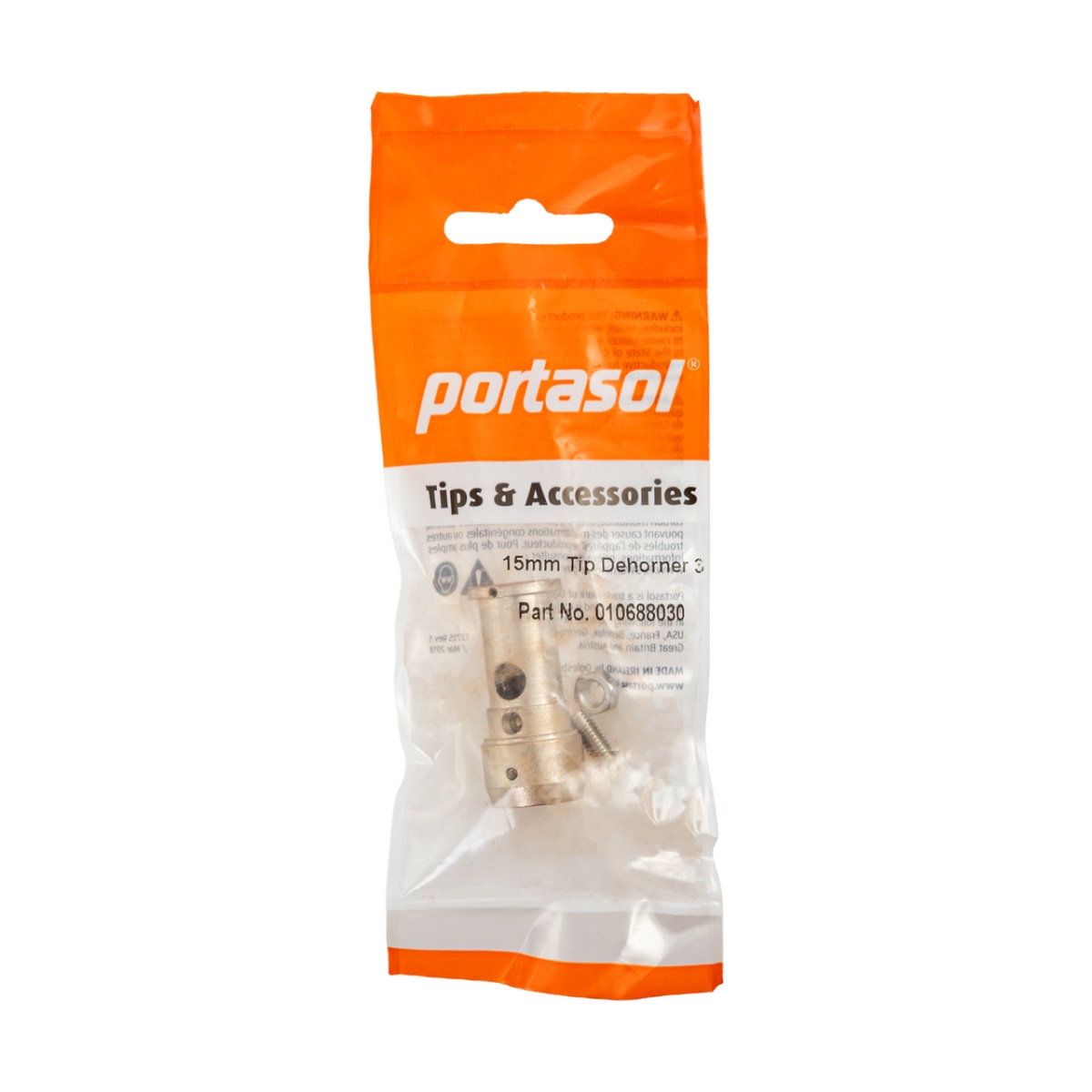 Cserefej Portasol 3 gázos szarvtalanítóhoz, bárányoknak és gidáknak, Ø15 mm