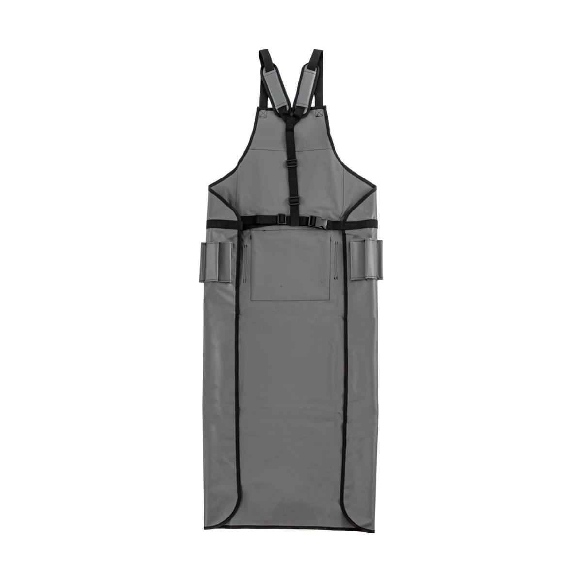 Körmöző és nyíró kötény, lábkivágás nélkül, 123 × 73 cm